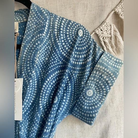 Cleobella Tominga Indigo Blue Jumpsuit Size Small - Picture 7 of 15